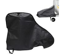 Universal Waterproof Caravan Hitch Cover, Heavy Duty Tow Hitch Cover with Adjustable Strap, Caravan Drawbar Trailer Protector, All-Weather Waterproof Tow Bar Cover for Campervan and Trailer (Black)