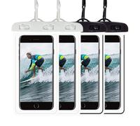 Universal Waterproof Case Dry Bag , Waterproof Phone Pouch Compatible for iPhone 15 14 13 12 11 Pro Max XS Max,Galaxy S23 S22 S21 S20 S10 S9 Note 10 9 Pixel Up to 7", IPX8 Cellphone Dry Bag -4 Pack