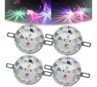 Universal Waterproof LED Chassis Lights, Colorful 18 modes Flash Truck Chassis Lights, High Brightness Underglow Light for Universal Vehicle, Waterproof & Easy to Install (4PCS)