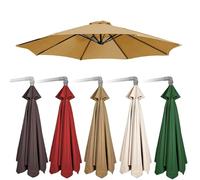 Universal Waterproof Parasol Cover - UV Protection for Garden, Beach, and Pool Umbrellas - Fits Various Slat Designs