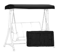 Universal Waterproof Replacement Canopy for 3Seater Hollywood Swi UV Protect Sune GardeSwi Cover with Top and Seat Cover