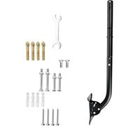 Universal Weather Station Mounting Pole, 1.5” Diameter Heavy-Duty J-Pipe Mount for Ambient Weather, Tempest, Starlink and Outdoor Antennas, Rust-Proof Zinc-Coated Steel