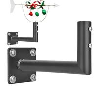 Universal Weather Vane Mount - Steel Roof Bracket Systems, Anti Rust Post Holder, Durable Construction Design | Roofs Cupola Installation for Outdoor Home Eave Mounting Solutions Cupola