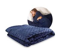 Universal Weighted Blanket Cover with 8 Binders - Bamboo & Minky Dot - Weighted Blanket Cover - Duvet Cover - Duvet Cover 200x200CM