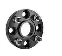 Universal Wheel Spacers 2pcs 4x100 CB54.1mm M12x1.5 Hub Centric Black Forged Wheel Spacer For Mazda For Mazda2 Flange Plate15/20/25/30mm(2pcs 15mm)