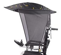 Universal Wheelchair Awning, Adjustable Height, UV-Resistant Protection, Umbrella Awning for Electric Wheelchairs