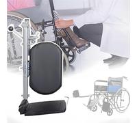 Universal Wheelchair Elevating Legrests with Padded Calf Supports, Composite Footplates, Fits Standard Wheelchairs & Transport Chairs