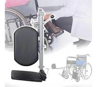 Universal Wheelchair Elevating Legrests with Padded Calf Supports, Composite Footplates, Fits Standard Wheelchairs & Transport Chairs