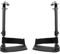 Universal Wheelchair Leg Rest Wheelchair Elevating Legrests ，Composite Footplates Non-Padded Calf Supports,for Standard Wheelchairs,1 Pair