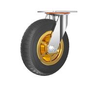 Universal Wheels Solid Rubber Wheel Board Truck Wheel 8 Inch Casters Mute