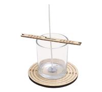 Universal Wick Centering Setter Tool for Candle Making, Wooden Candle Wick Placement Tool, Quick Candles Wicks Centering Setter Device Pro 2 Pieces, for Most Jar & Refill Sizes