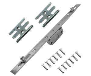 Universal Window Repair Kit Inline Espagnolette 20mm Backset 8mm Mushrooms Keeps + Screw Included (1000mm)
