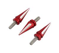 Universal Windshield Fairing Bolts Spike Screw Set For Electra/Tri Glide(RedWhite)