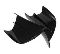 Universal Winglets for Motorcycles Black Plastic Side Fairing Set | Aerodynamic Wing Pair, Reduces Wind Resistance and Crosswind Impact, Sporty Styling for Motorcycles