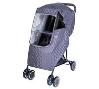 Universal Winter Stroller Raincover Waterproof Travel Stroller Raincoat Stroller Accessories for Colder Weather Protect from Snow, Wind, Sun, Dust (Dark Grey)
