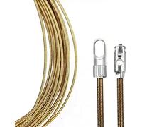 Universal Wire Lead Threading Device Tool, 5M Electrical Spring Wire Threader Fish Tape Fastener Cable Wire Puller Tool, Electrician Threading Device, Electrical Cable Threader Running Puller (A)