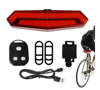 Universal Wireless Bicycle Blinker - Multi Mode LED Braking Warning Siren, Rechargeable Smart Cycling Illumination, Directional Rear Lser Beam | Outdoor Night Ride Hazard Defender Guard