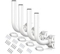 Universal Wireless Bridge Bracket Mount, 4-Pack Pole and Wall-Mounted for Outdoor Point to Point WiFi Access Point CPE Client Bridge (4 Pack)
