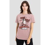 Universal Women's Monsters The Bride Femme Fatale T-Shirt, Pink | Size: XL Universal Pink XL