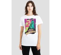 Universal Women's Monsters The Bride Neon T-Shirt, White | Size: Large Universal White L