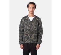 Universal Works Cardigan (Dolce Fleece) - Charcoal Grey - Grey / S