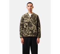 Universal Works Cardigan (Studio Fleece) - Green/Pale Green - Green / XL