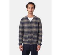 Universal Works Cardigan (Uist Fleece) - Navy Blue - Navy Blue / S