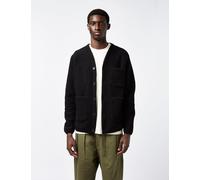 Universal Works Cardigan (Wool Fleece) - Black - Black / XL