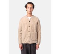 Universal Works Cardigan (Wool Fleece) - Fawn - Beige / S