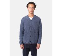 Universal Works Cardigan (Wool Fleece) - Slate Blue - Blue / L