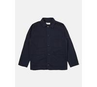 Universal Works Coverall Jacket (Herringbone Cotton) - Dark Navy Blue - Navy Blue / L