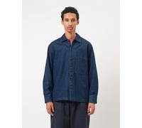 Universal Works Fatigue Shirt (Denim) - Indigo Blue - Blue / S
