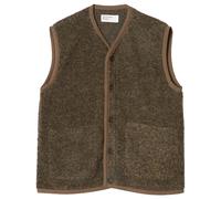 Universal Works Lancaster Gilet Bouclet Fleece - Brown XL XL