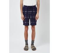 Universal Works Lumber Shorts - Indian Ikat Indigo - Blue / S (30")