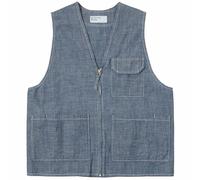 Universal Works Marine Gilet - Indigo Chambray - 30133-IND MARINE GILE