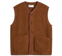 Universal Works Men's Alvar Fleece Lancaster Gilet Cumin