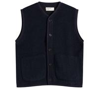 Universal Works Men's Alvar Fleece Lancaster Gilet Navy