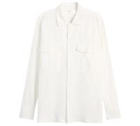 Universal Works Men's Arten Seersucker Attendant Overshirt Ecru Medium