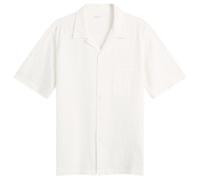 Universal Works Men's Arten Seersucker Road Shirt Ecru Large