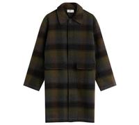 Universal Works Men's Berlin Wool Check Account Coat Black/Brown