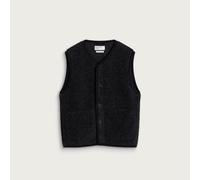 Universal Works Men's Bouclet Fleece Lancaster Gilet Charcoal Small
