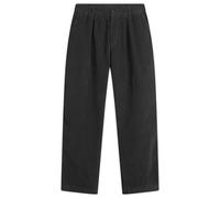 Universal Works Men's Cat Cord Pleated Track Pant Black