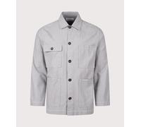 Universal Works Mens Dockside Overshirt - Colour: Grey - Size: Medium