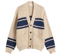Universal Works Men's Langdale Chunky Knit Cardigan Sand