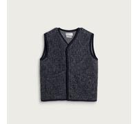 Universal Works Men's Losso Mohair Mix Lancaster Gilet Navy/Pale Grey Small