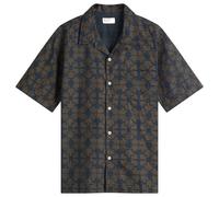 Universal Works Men's Milta Print Road Shirt Navy