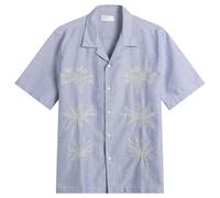 Universal Works Men's Oxford Shirting Road Trip Shirt Blue