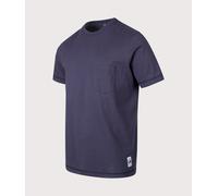 Universal Works Mens Relaxed Fit Core Pocket T-Shirt - Colour: Navy - Size: XL