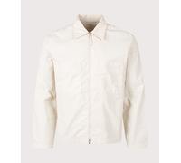 Universal Works Mens Seo Recycled Nylon Zip Too Overshirt - Colour: Stone - Size: Large