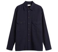 Universal Works Men's Sid Flannel CPO Shirt Dark Navy